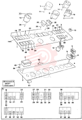 Starter switch VOE 1578121