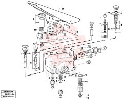 Footbrake valve