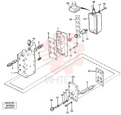 Gear changing unit