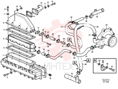Connecting pipe VOE 11030632 (2)