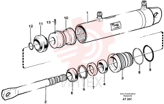 Sealing kit VOE 11999362