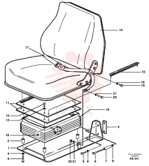Seat Bracket VOE 11104830 (1)