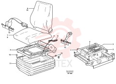 Spring suspension unit VOE 11707355