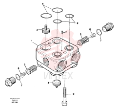 Valve body VOE 11701278