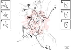 Cable harness VOE 15633662