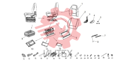 Сиденье в сборе XGZY01-IV (801902758)