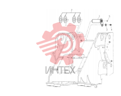 Блок цилиндра ковша 251808107