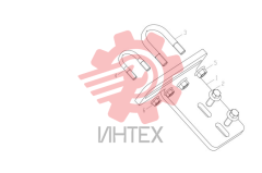Блок левой опорной планки 251808455