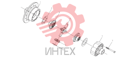 Дифференциал редуктора передний