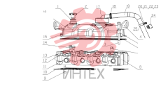 Головка блока цилиндров в сборе D30-1003000B/08