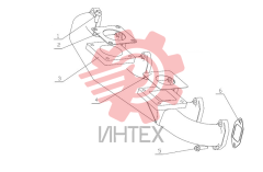 Часть выхлопной трубы