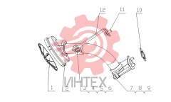 Коллектор масляного фильтра в сборе M3000-1010000B