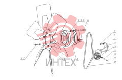 Вентилятор с комплектующими M3015-1308000