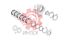 Блок фрикционов 4143.151.006