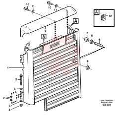 Radiator casing