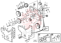 Timing gear casing VOE 478857