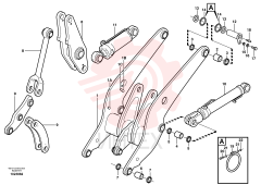 Lifting frame work