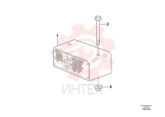 Reversing warning unit