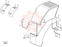 Rear fender