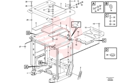 Cab framework VOE 15100700