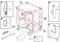 Cab framework VOE 11412700