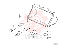 Нож ковша VOE 11156508 (2)