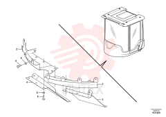 Protecting plate VOE 11436139