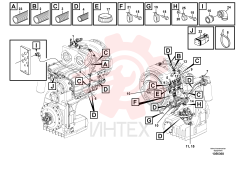 Wiring harness drawing VOE 15105661