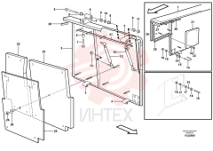 Side hatch VOE 11413590