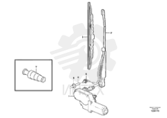 Wiper motor VOE 15010653