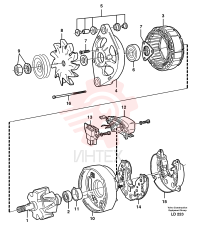 Alternator VOE 14371018