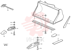 Нож ковша VOE 11010393 (2)