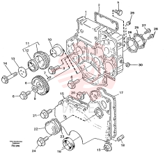 Timing gear casing