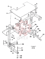 Hinge flange