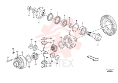 Crown wheel
