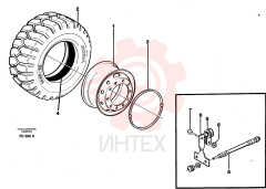 Twin wheel VOE 14258358
