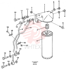 Oil filter housing