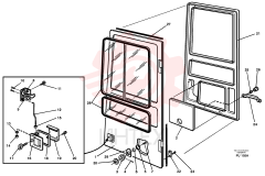 Hinge flange