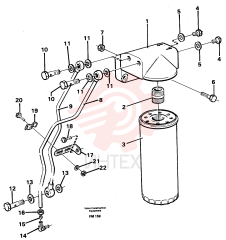 Oil filter housing