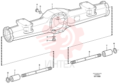 Axle casing