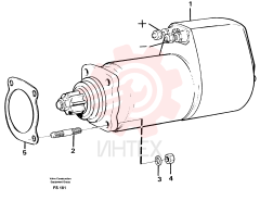 Starter motor VOE 847330 (2)