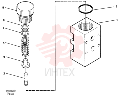 Pressure limiting valve VOE 14234430