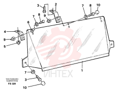 Sun visor VOE 14250507