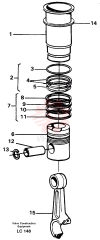 Поршень VOE 478150