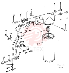 Oil filter housing