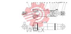 Цилиндр вращающийся ковшовый 10C1205 004