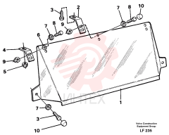 Sun visor VOE 14250507 (2)