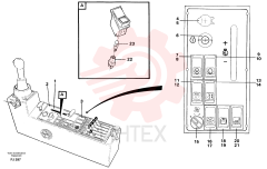 Starter switch VOE 14261391 (1)