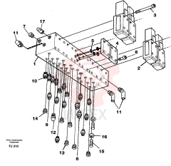 Valve body VOE 14250898 (1)
