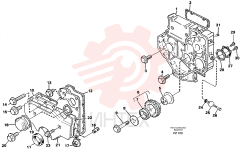 Timing gear casing VOE 11716115 (1)